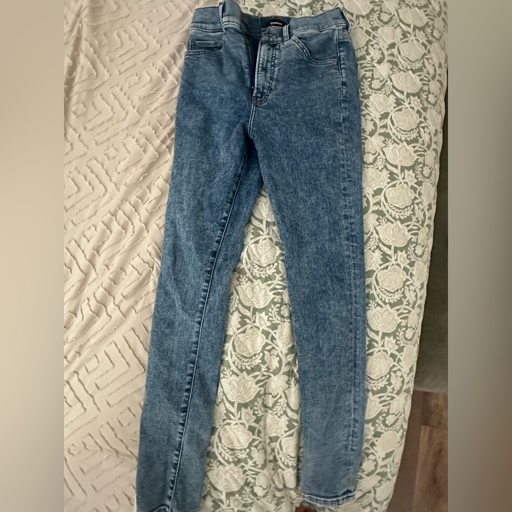 Express Blue Women's skinny Jeans